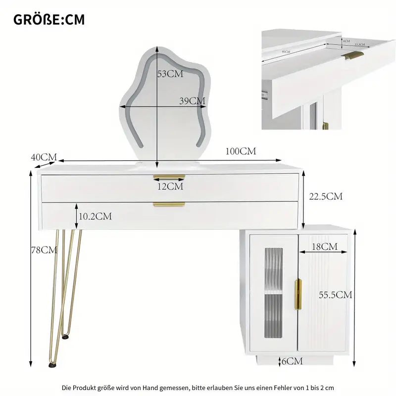 Sminkbord med Spegel  – Liora Vanity