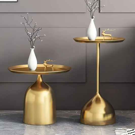 Sidobord i Guld – Art Deco Design, Finns i Två Höjder